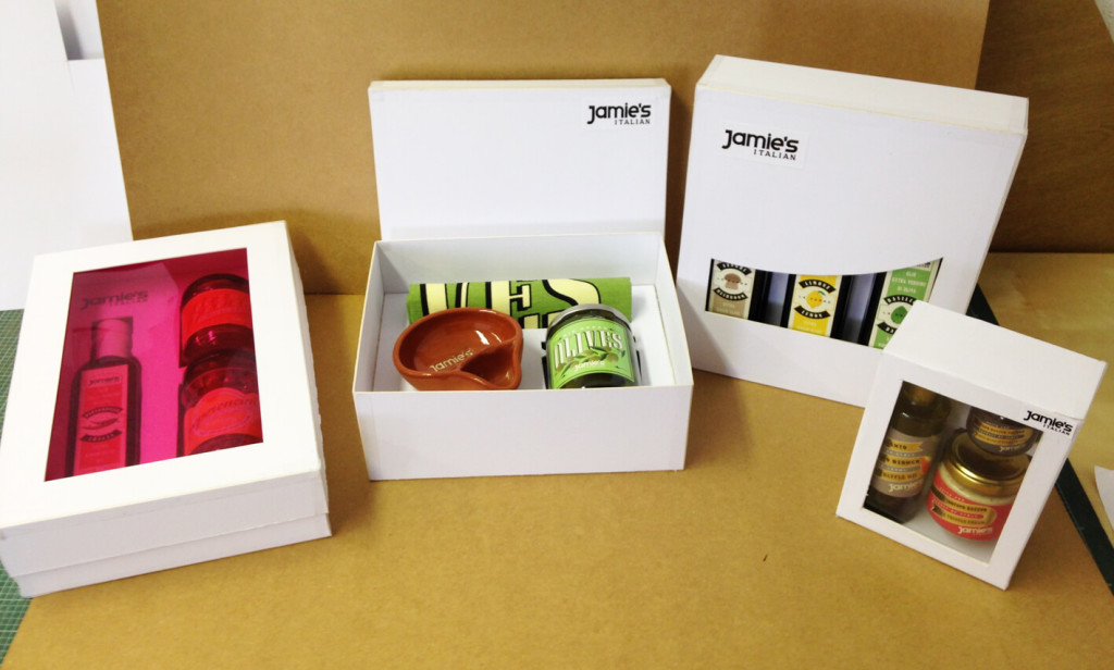Jamie Oliver packs