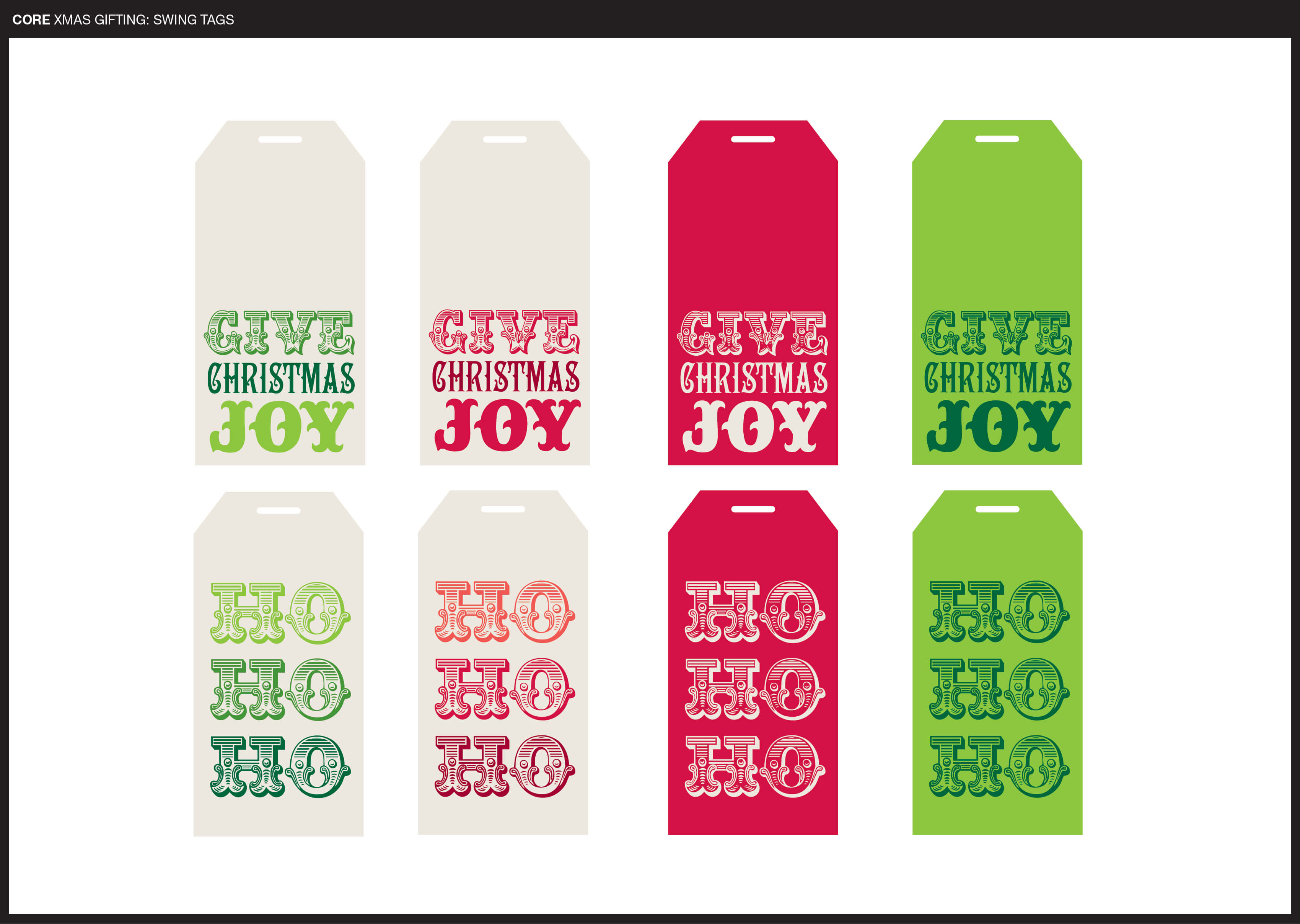 M&S xmas swing tags